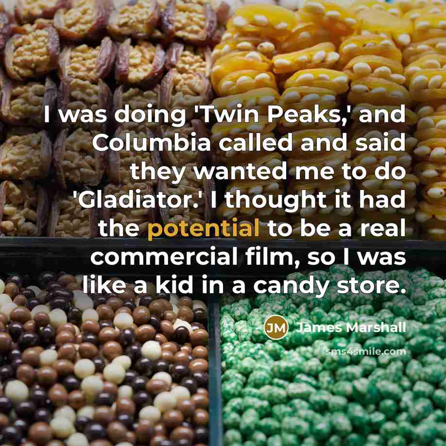 “I was doing 'Twin Peaks,' and Columbia called and said…” quote by James Marshall