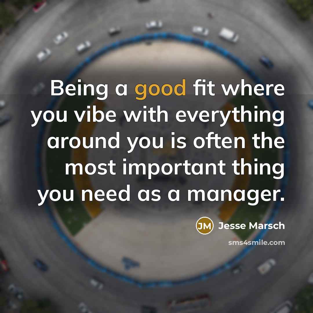 “Being a good fit where you vibe with everything around…” quote by Jesse Marsch