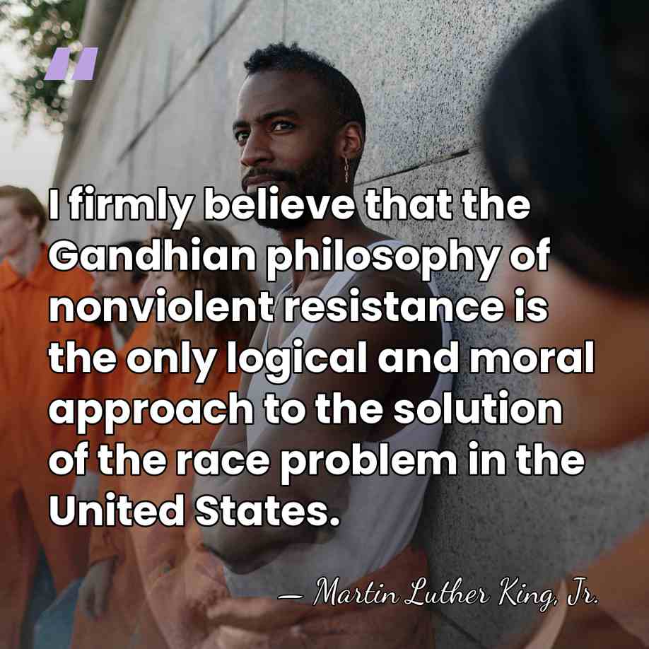 I firmly believe that the Gandhian philosophy of nonviolent resistance is the&hellip; - Martin Luther King, Jr.
