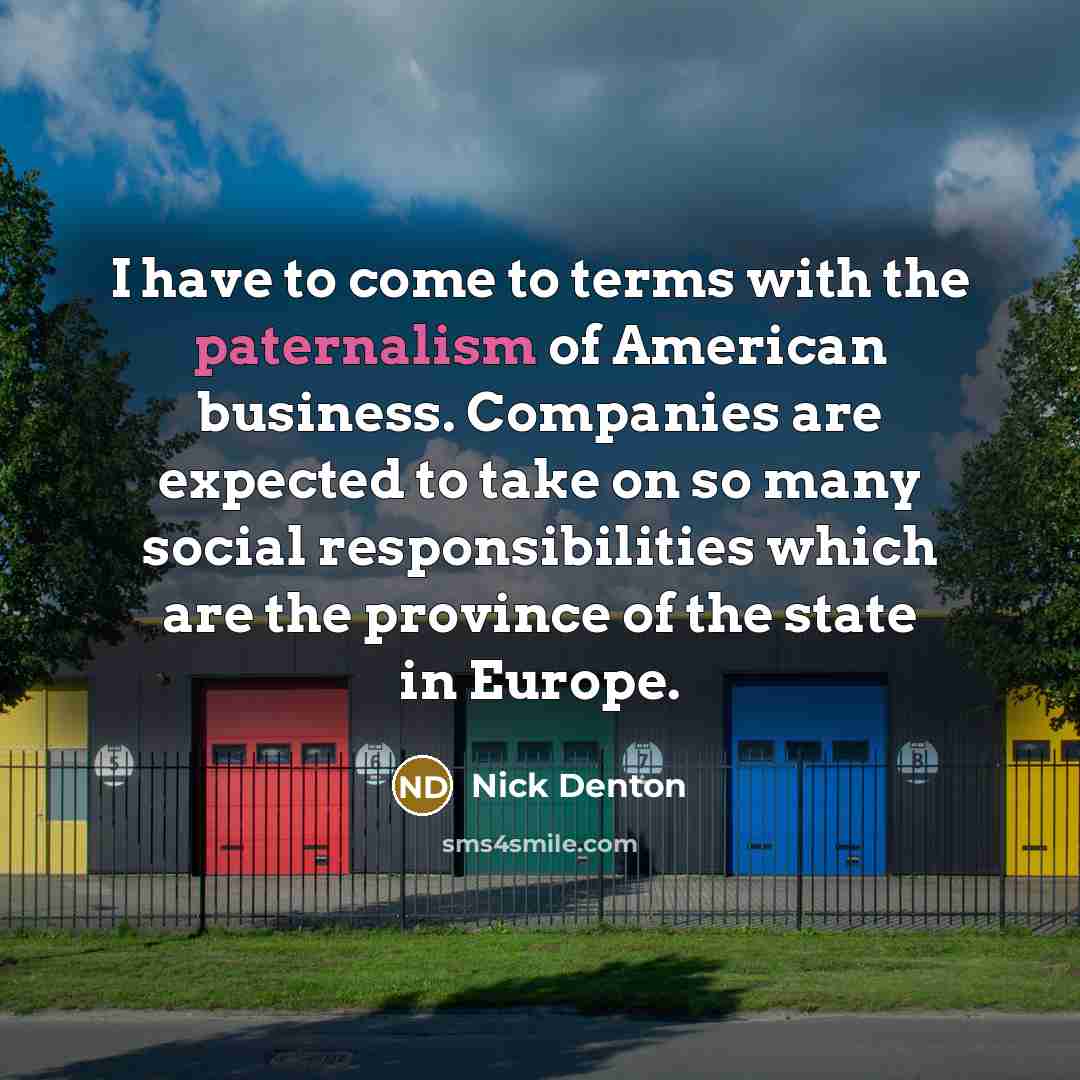 “I have to come to terms with the paternalism of…” quote by Nick Denton