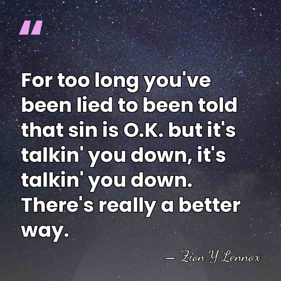 For too long you've been lied to been told that sin is&hellip; - Zion Y Lennox
