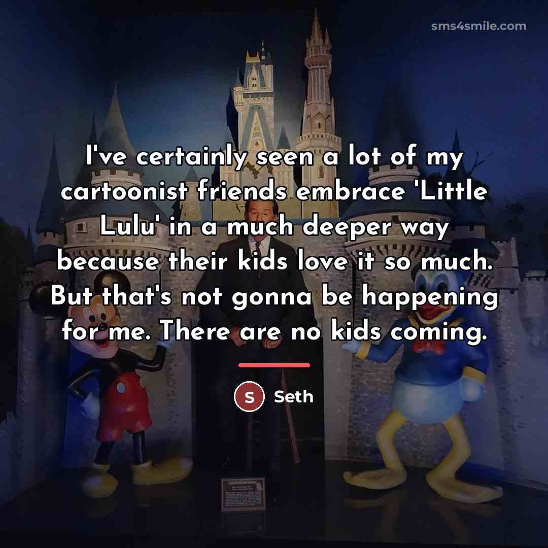 “I've certainly seen a lot of my cartoonist friends embrace…” quote by Seth