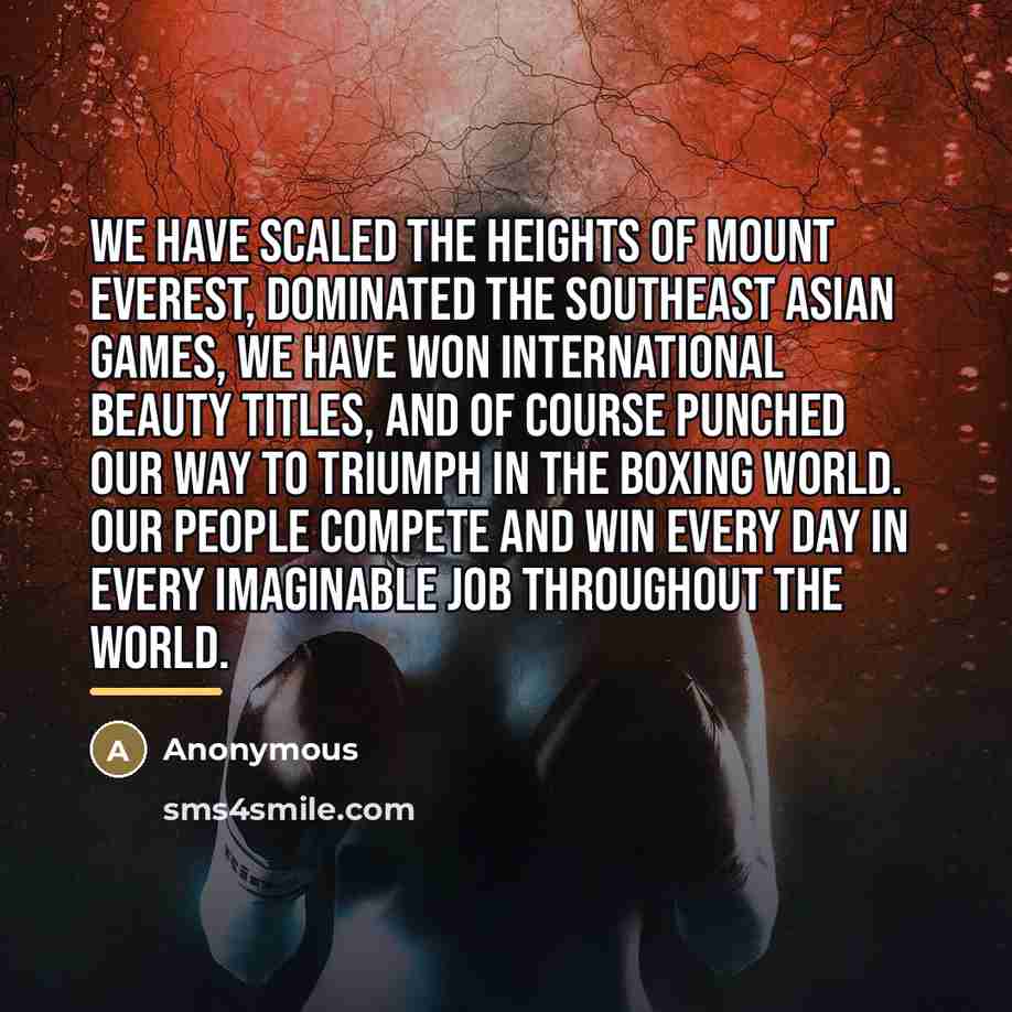 “We have scaled the heights of Mount Everest, dominated the…” quote by Anonymous