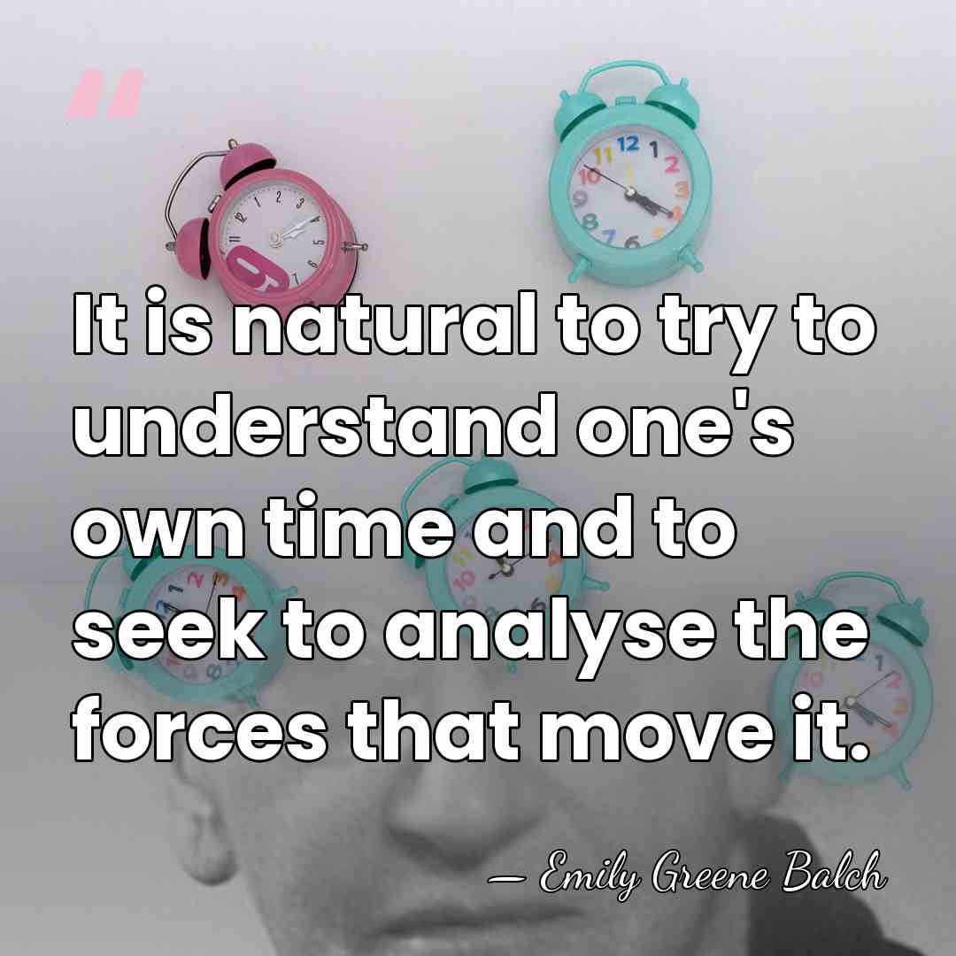 It is natural to try to understand one's own time and to&hellip; - Emily Greene Balch