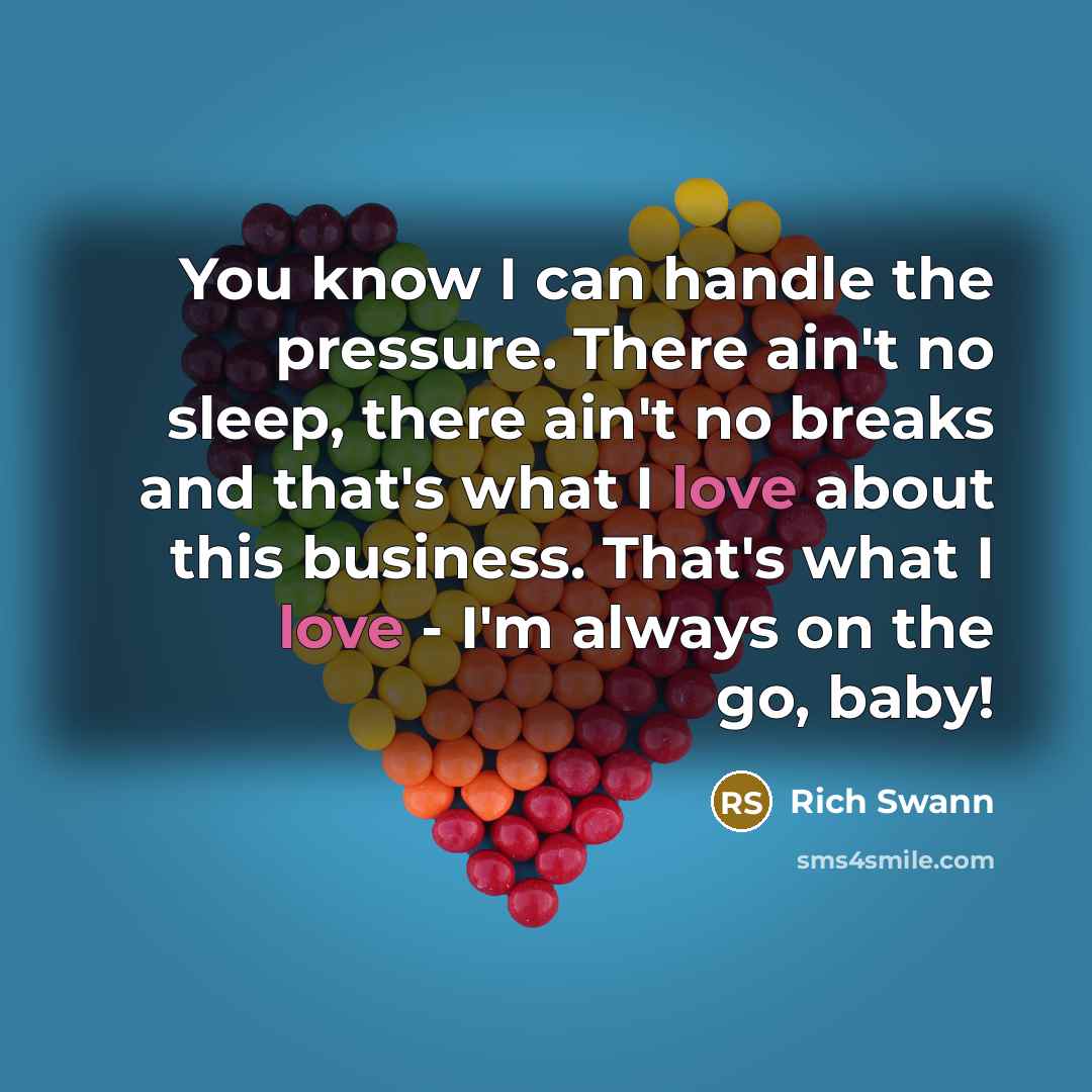 “You know I can handle the pressure. There ain't no…” quote by Rich Swann