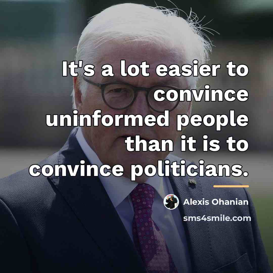 “It's a lot easier to convince uninformed people than it…” quote by Alexis Ohanian