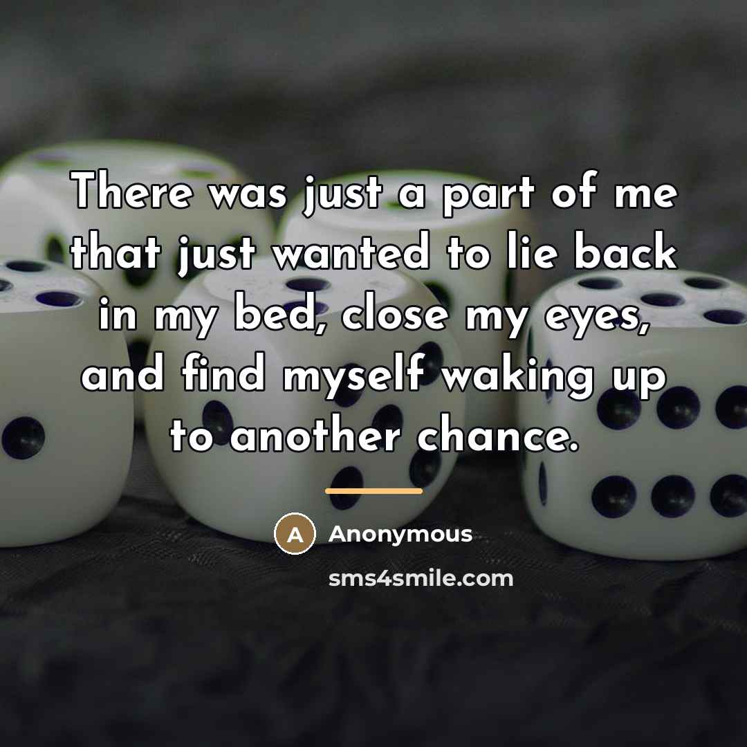 “There was just a part of me that just wanted…” quote by Anonymous