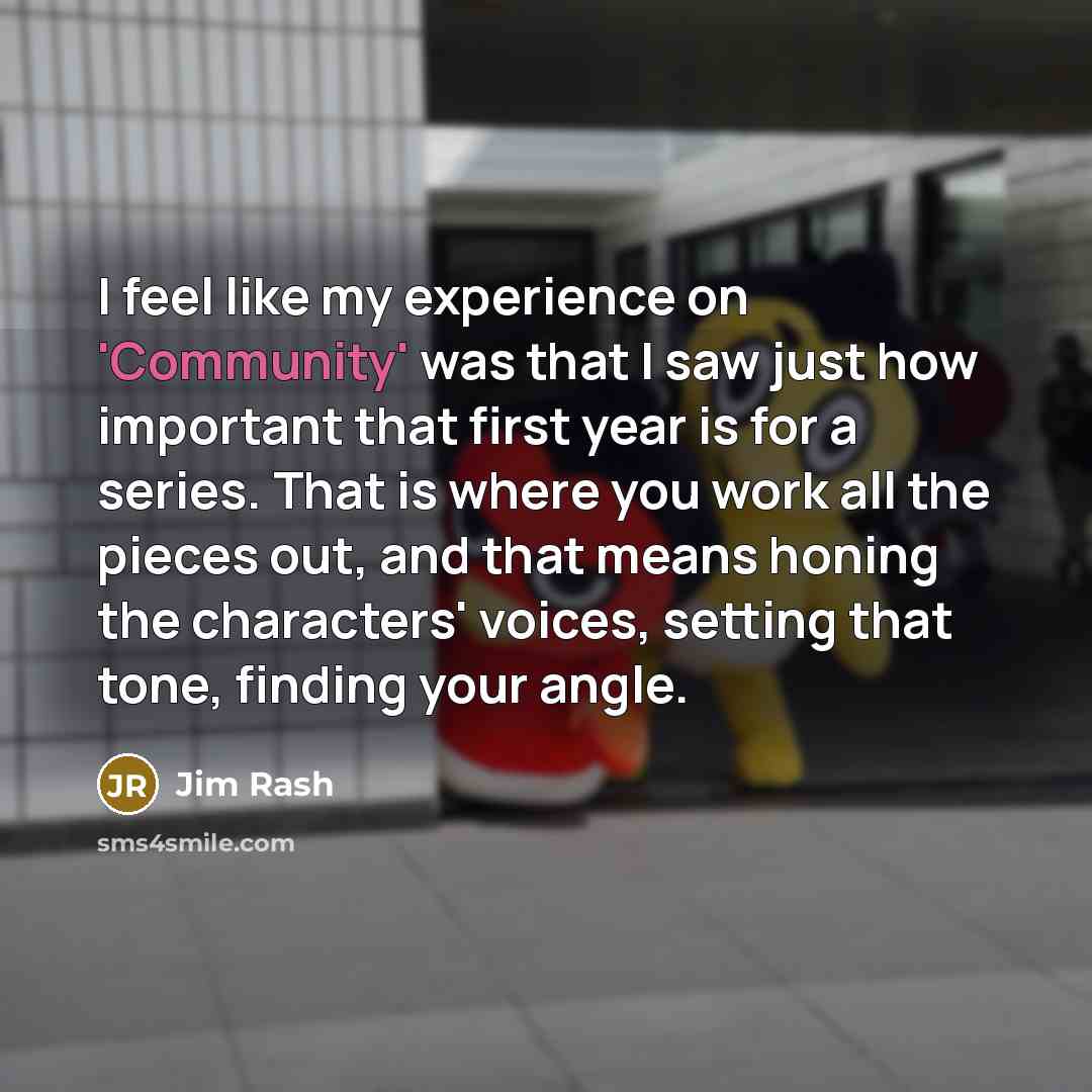 “I feel like my experience on 'Community' was that I…” quote by Jim Rash