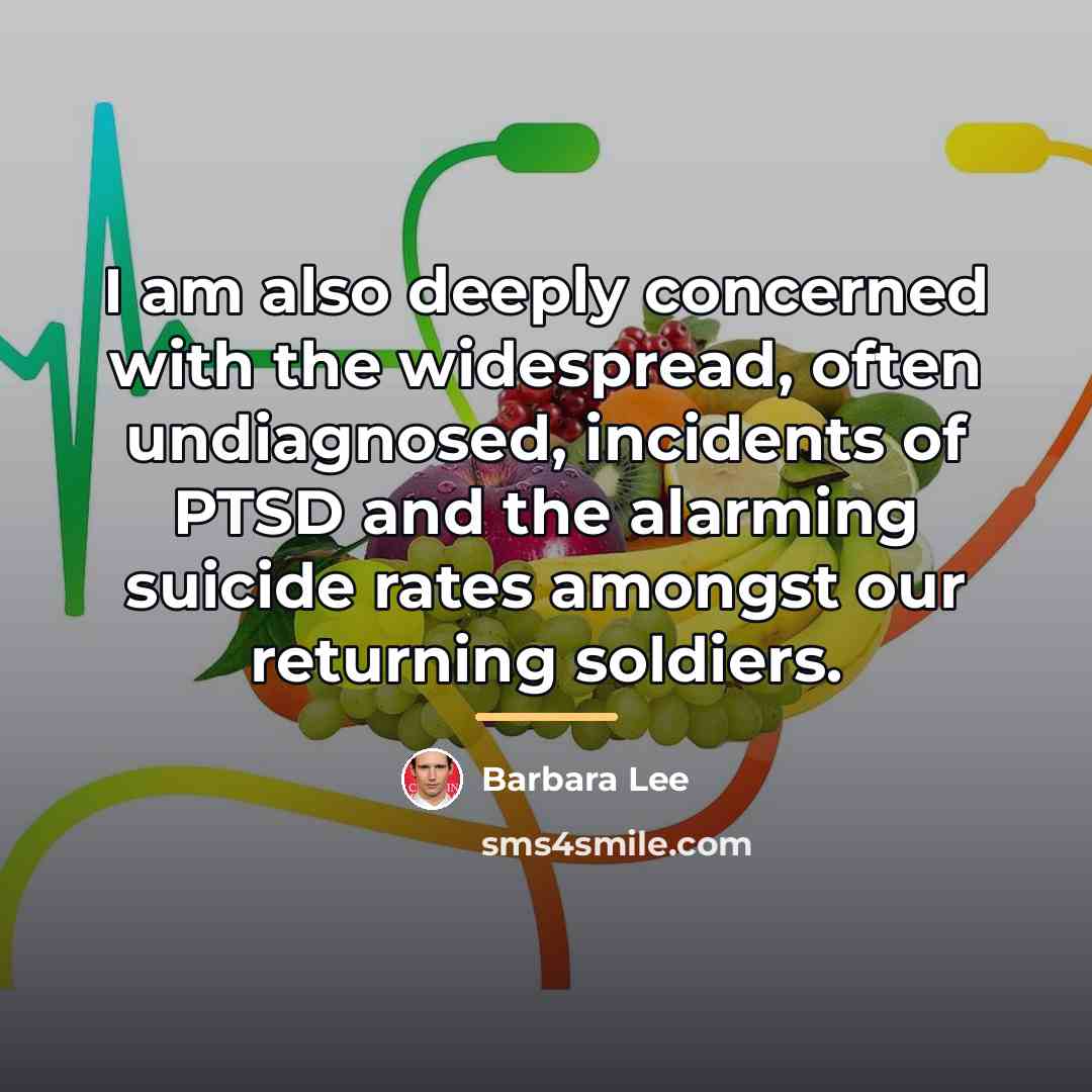 “I am also deeply concerned with the widespread, often undiagnosed,…” quote by Barbara Lee