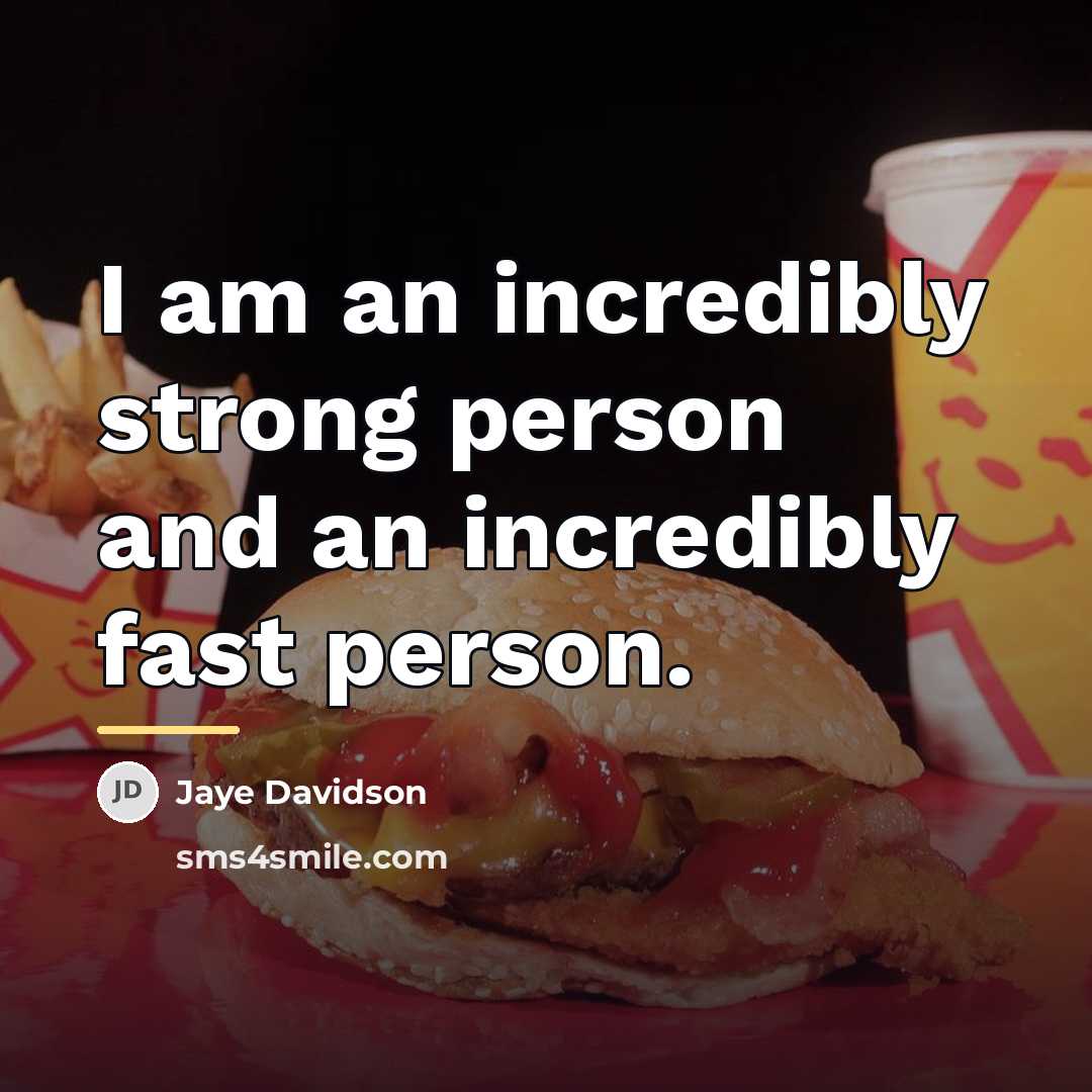 “I am an incredibly strong person and an incredibly fast…” quote by Jaye Davidson