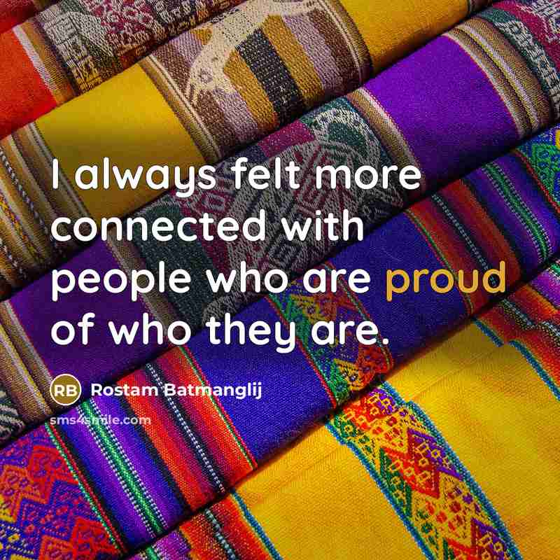 “I always felt more connected with people who are proud…” quote by Rostam Batmanglij