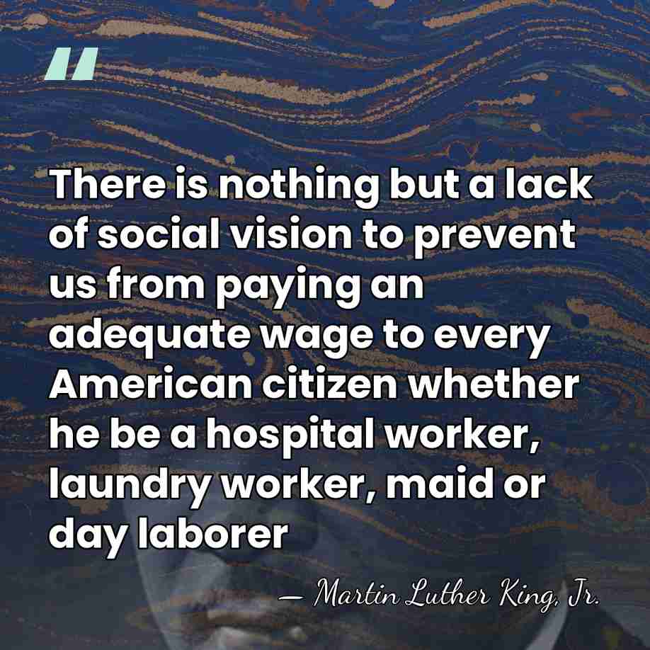 There is nothing but a lack of social vision to prevent us&hellip; - Martin Luther King, Jr.