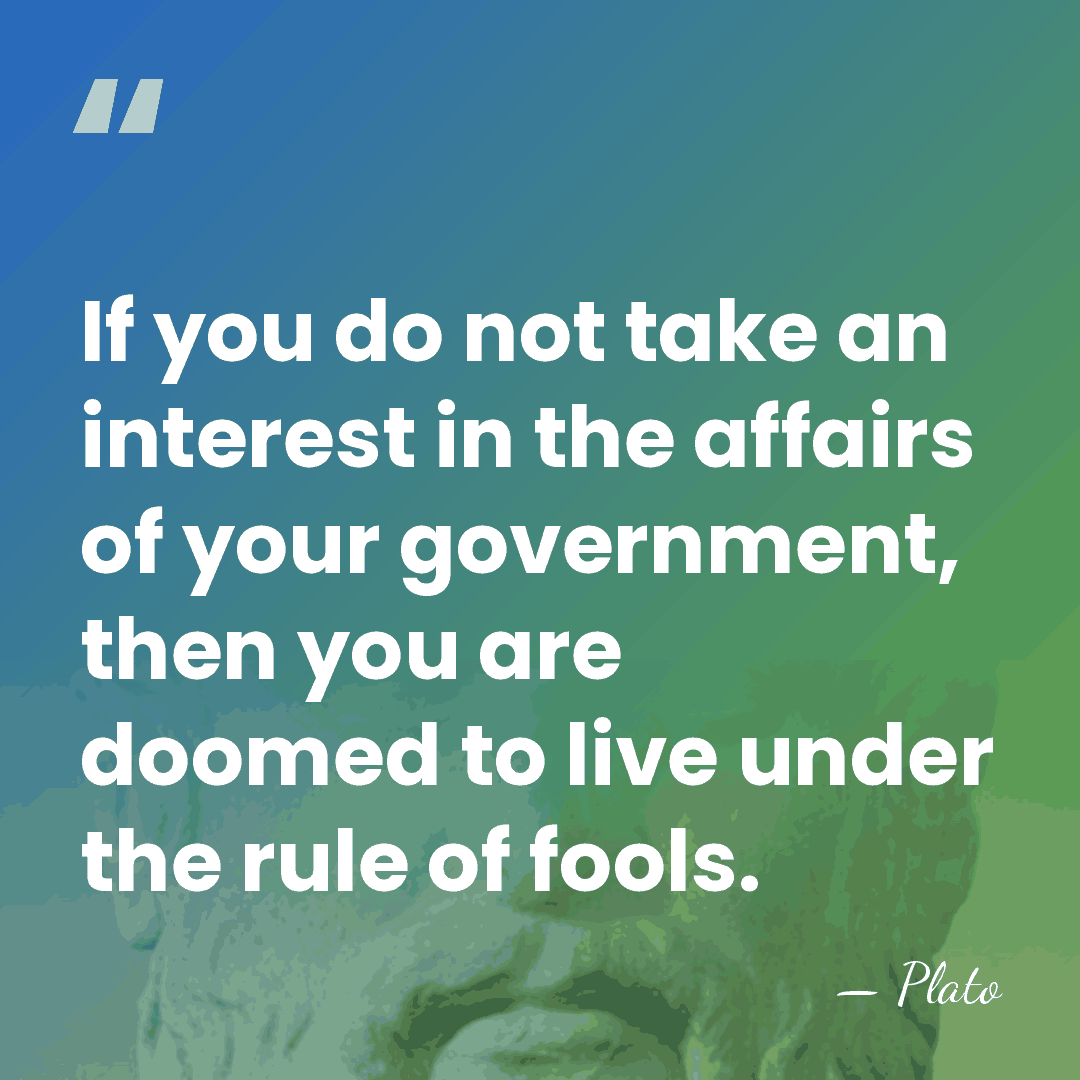 If you do not take an interest in the affairs of your&hellip; - Plato