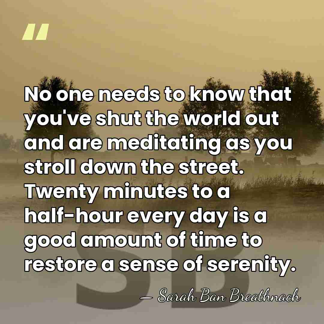 No one needs to know that you've shut the world out and&hellip; - Sarah Ban Breathnach