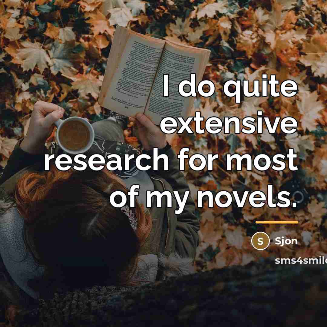 “I do quite extensive research for most of my novels.…” quote by Sjon