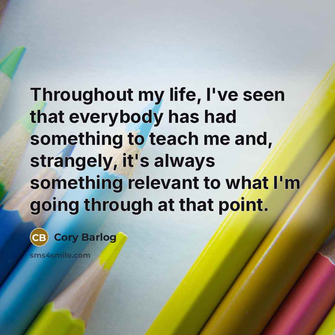 “Throughout my life, I've seen that everybody has had something…” quote by Cory Barlog