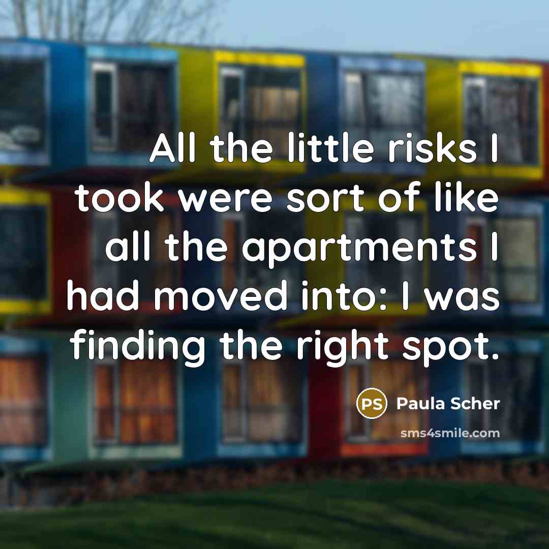 “All the little risks I took were sort of like…” quote by Paula Scher