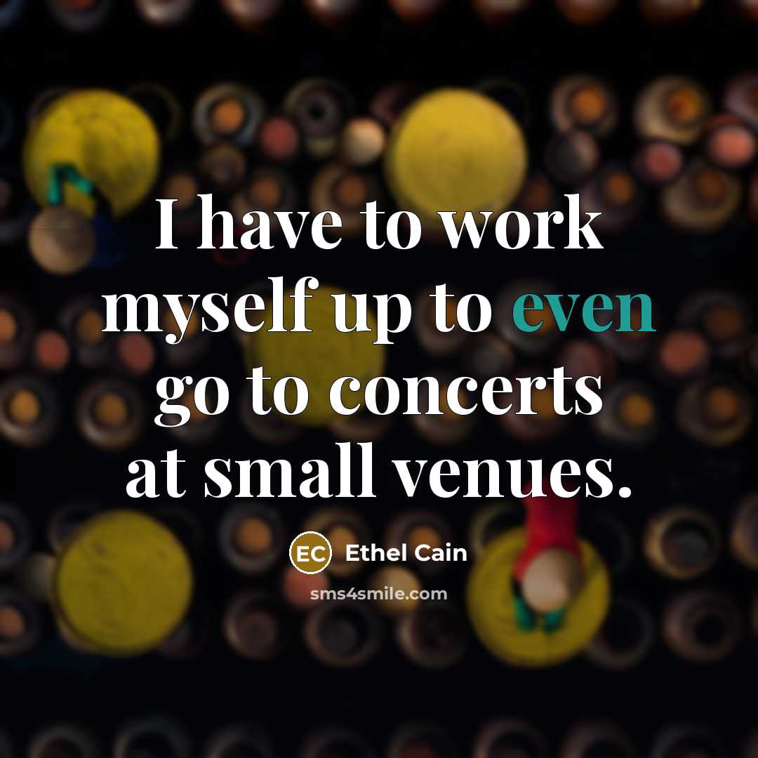“I have to work myself up to even go to…” quote by Ethel Cain