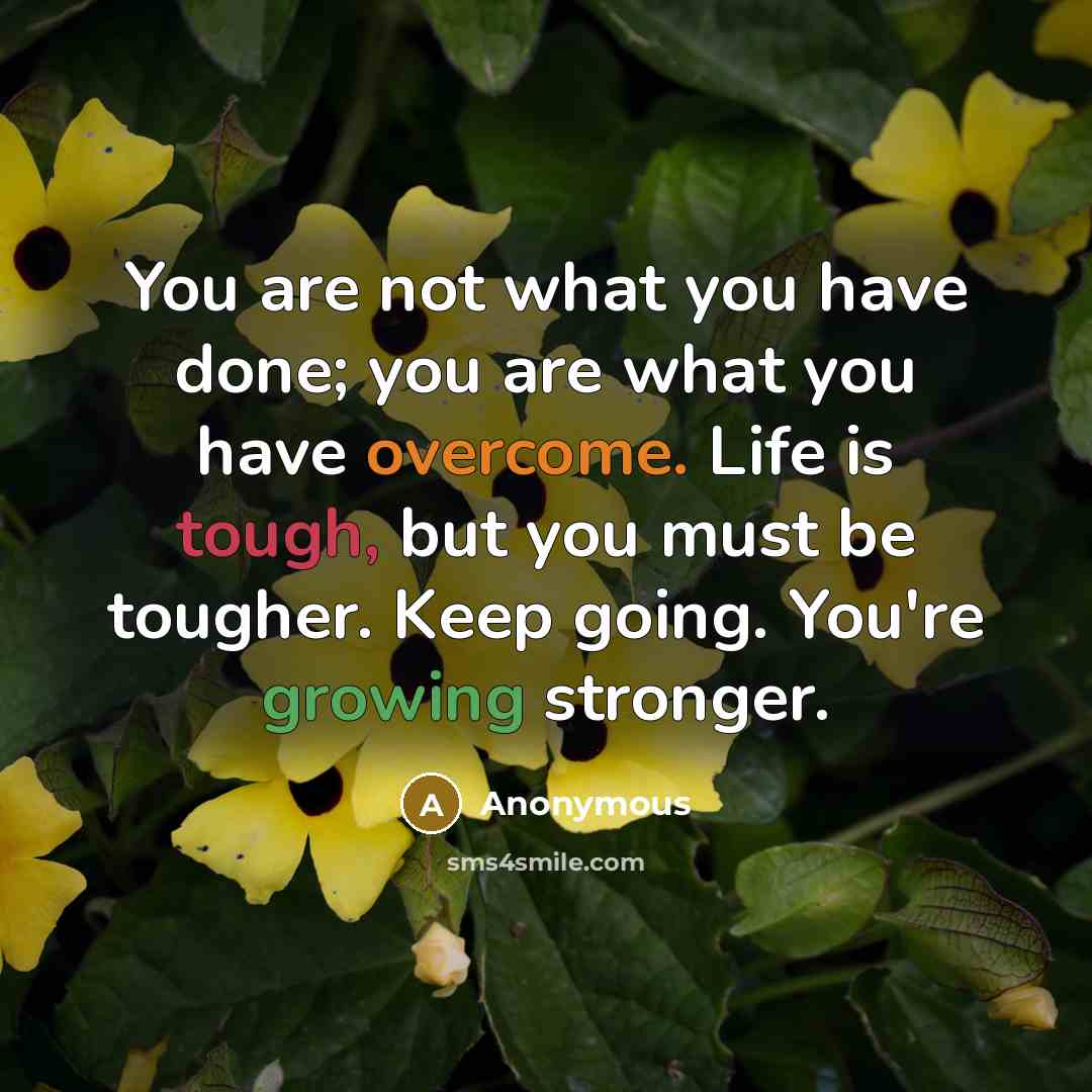 “You are not what you have done; you are what…” quote by Anonymous