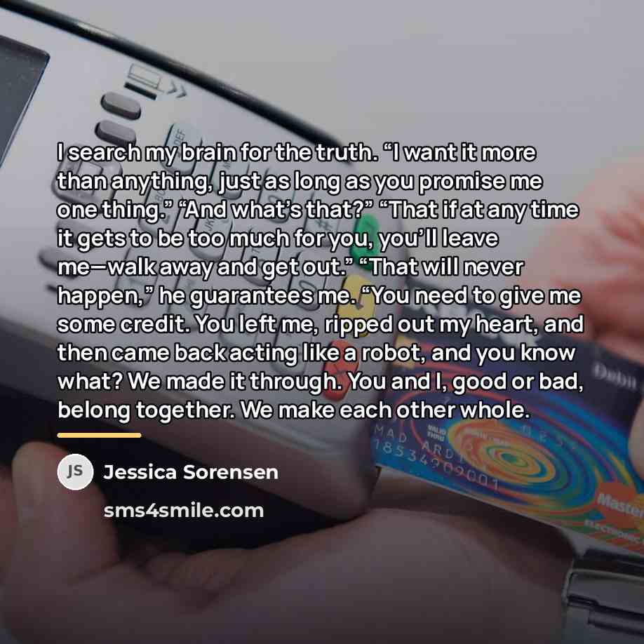 “I search my brain for the truth. “I want it…” quote by Jessica Sorensen