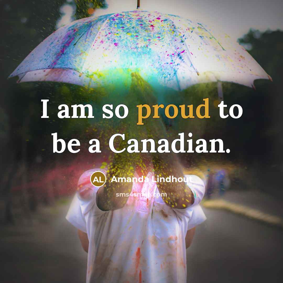 “I am so proud to be a Canadian.…” quote by Amanda Lindhout