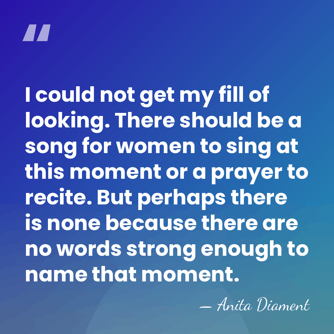 I could not get my fill of looking. There should be a&hellip; - Anita Diament