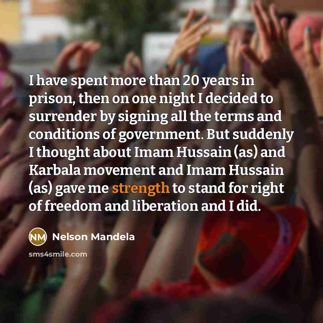 “I have spent more than 20 years in prison, then…” quote by Nelson Mandela