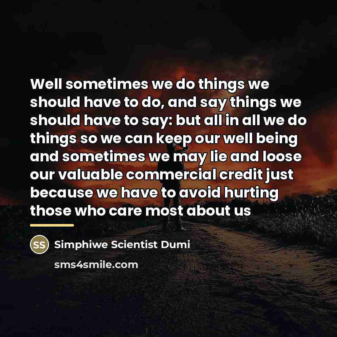 “Well sometimes we do things we should have to do,…” quote by Simphiwe Scientist Dumi