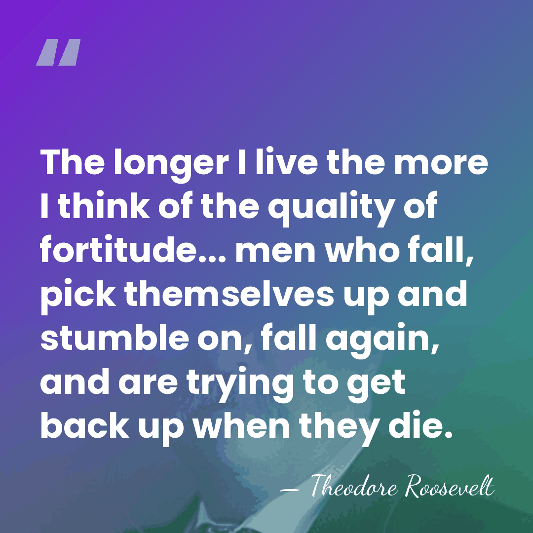 The longer I live the more I think of the quality of&hellip; - Theodore Roosevelt