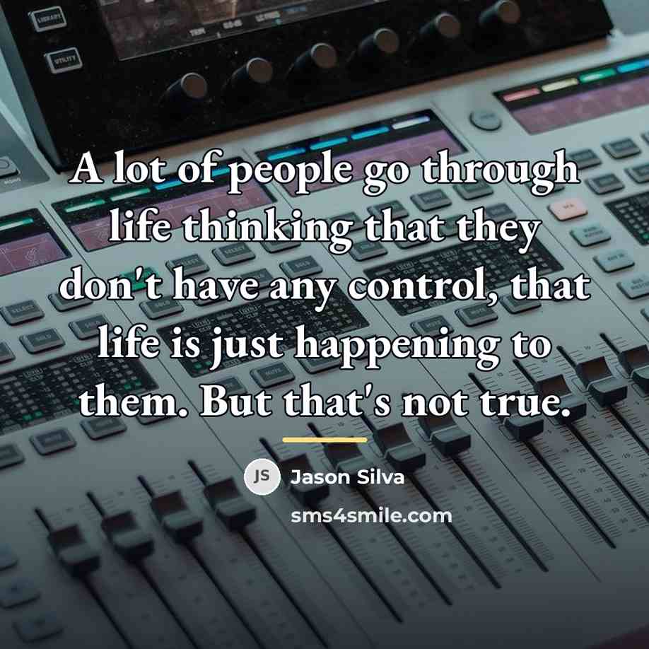 “A lot of people go through life thinking that they…” quote by Jason Silva
