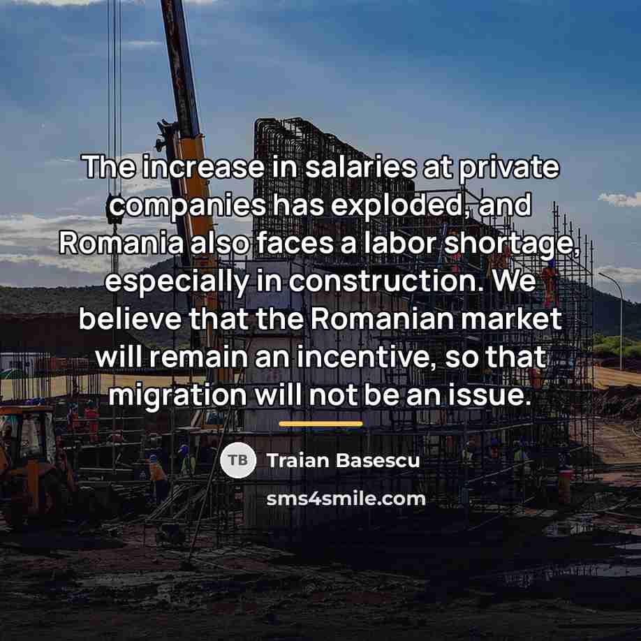“The increase in salaries at private companies has exploded, and…” quote by Traian Basescu