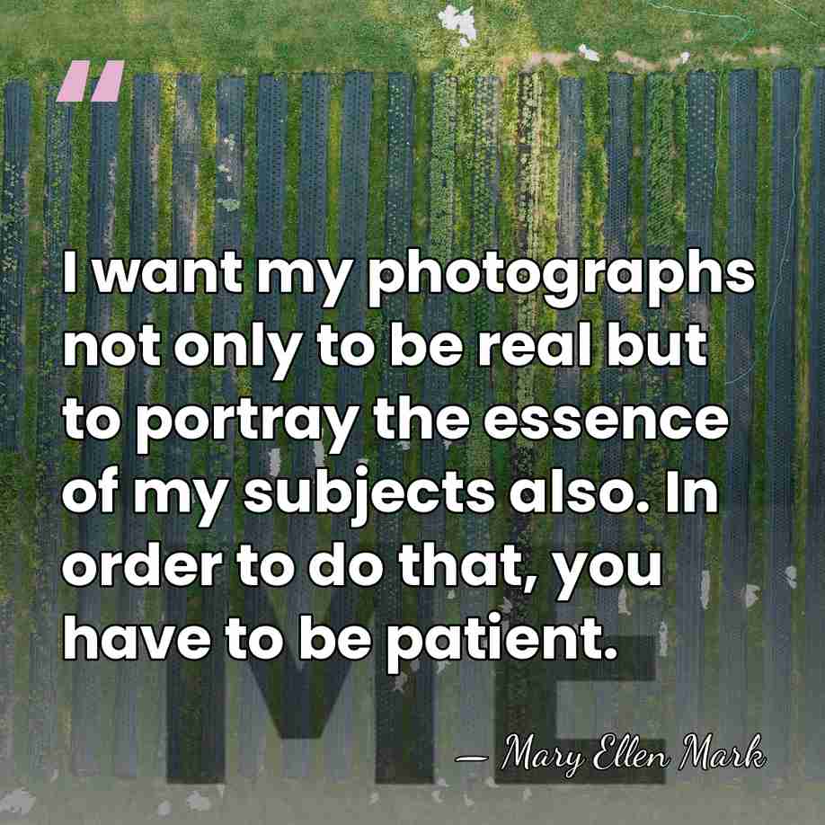 I want my photographs not only to be real but to portray&hellip; - Mary Ellen Mark