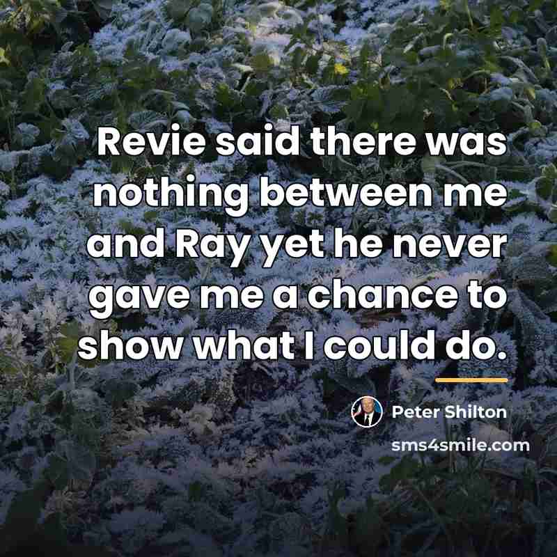 “Revie said there was nothing between me and Ray yet…” quote by Peter Shilton