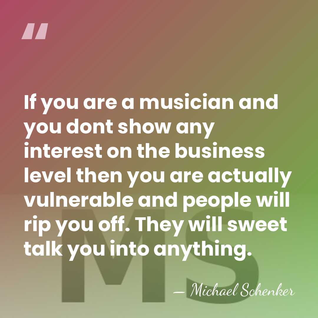 If you are a musician and you dont show any interest on&hellip; - Michael Schenker
