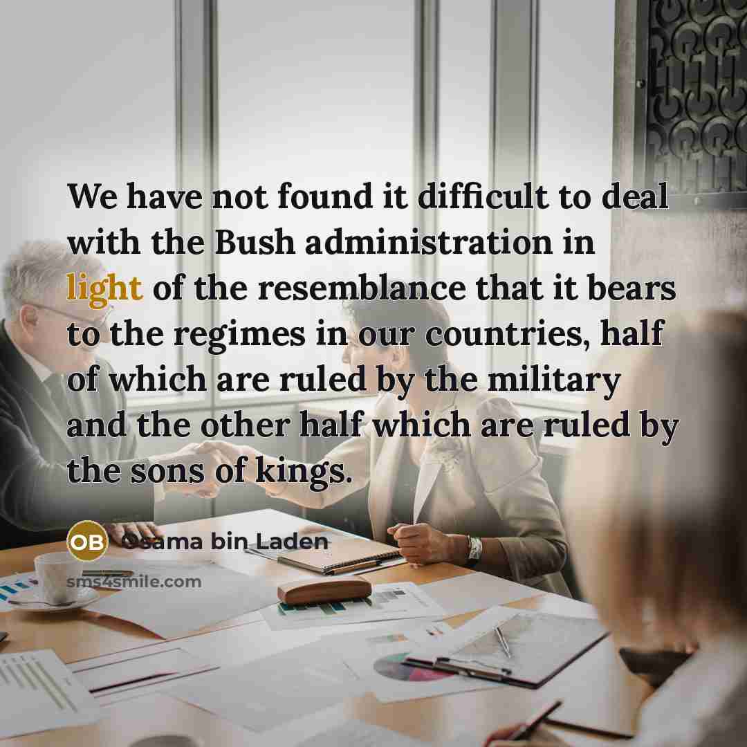 “We have not found it difficult to deal with the…” quote by Osama bin Laden