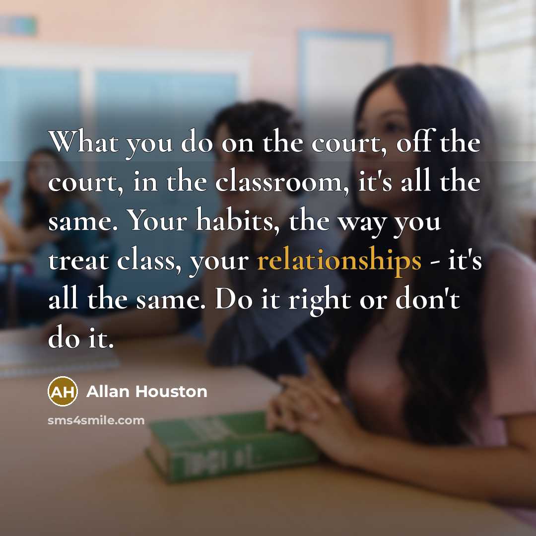 “What you do on the court, off the court, in…” quote by Allan Houston