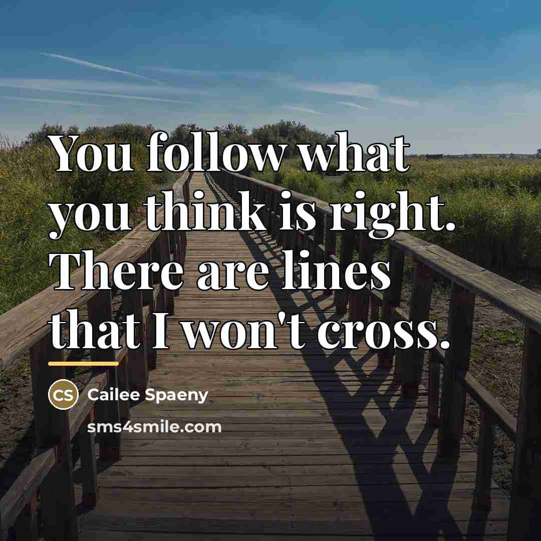 “You follow what you think is right. There are lines…” quote by Cailee Spaeny