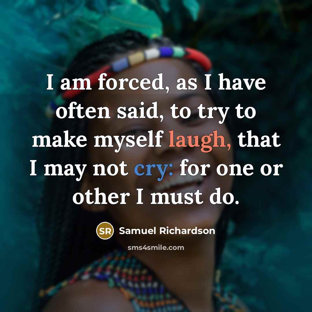 “I am forced, as I have often said, to try…” quote by Samuel Richardson