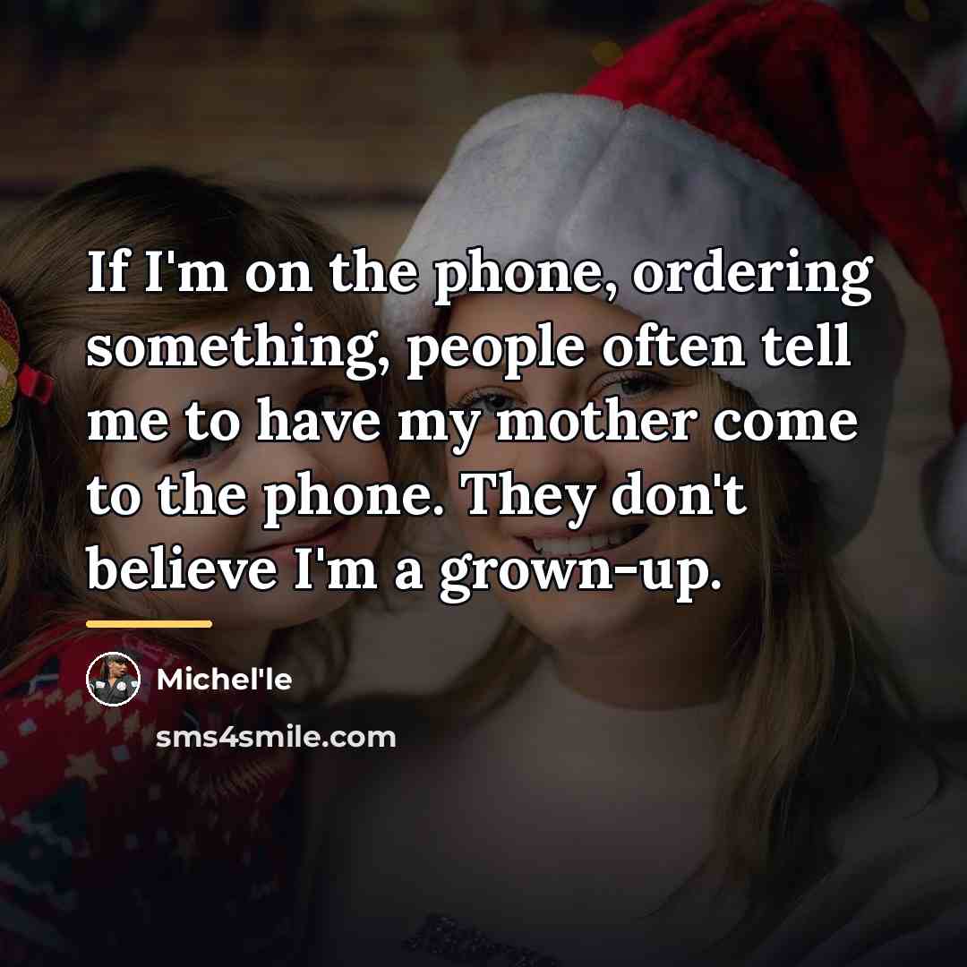 “If I'm on the phone, ordering something, people often tell…” quote by Michel'le