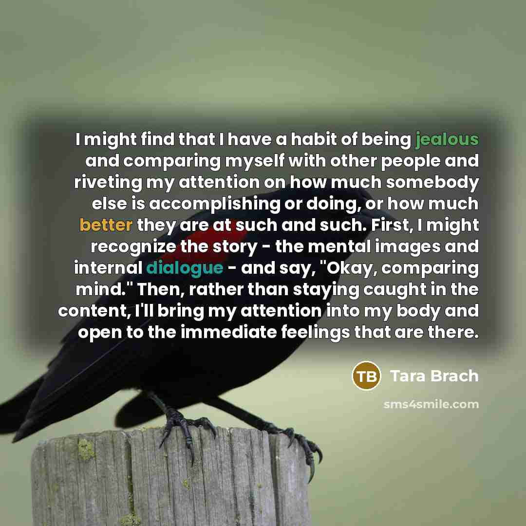 “I might find that I have a habit of being…” quote by Tara Brach