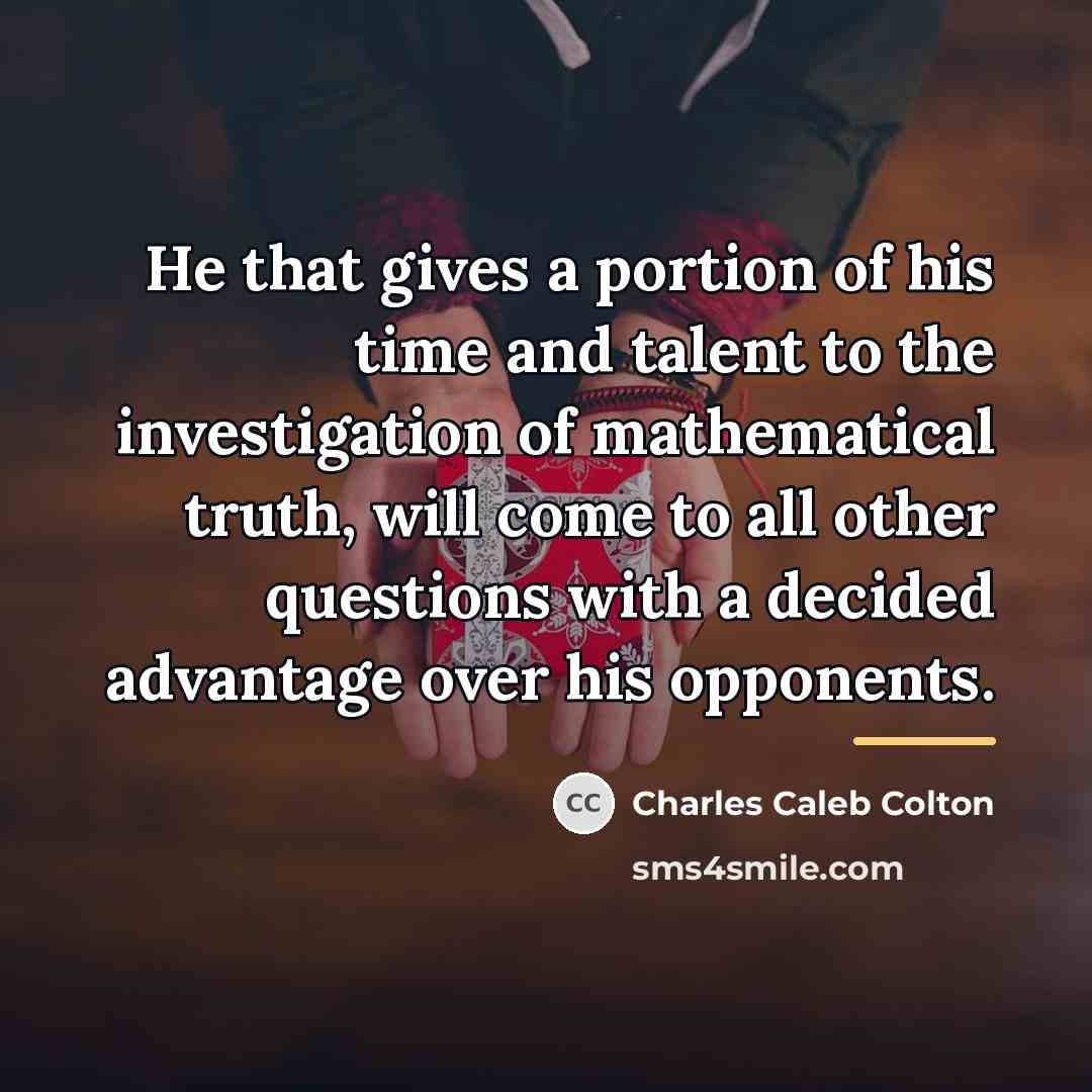“He that gives a portion of his time and talent…” quote by Charles Caleb Colton