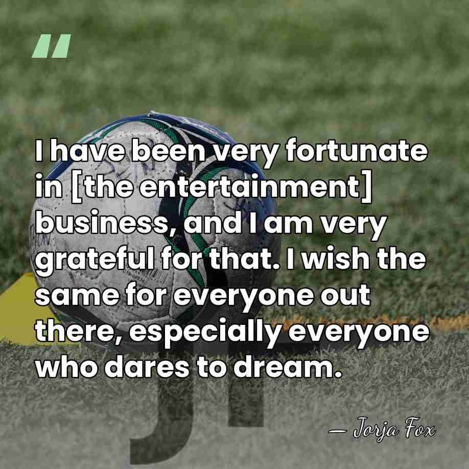 I have been very fortunate in [the entertainment] business, and I am&hellip; - Jorja Fox