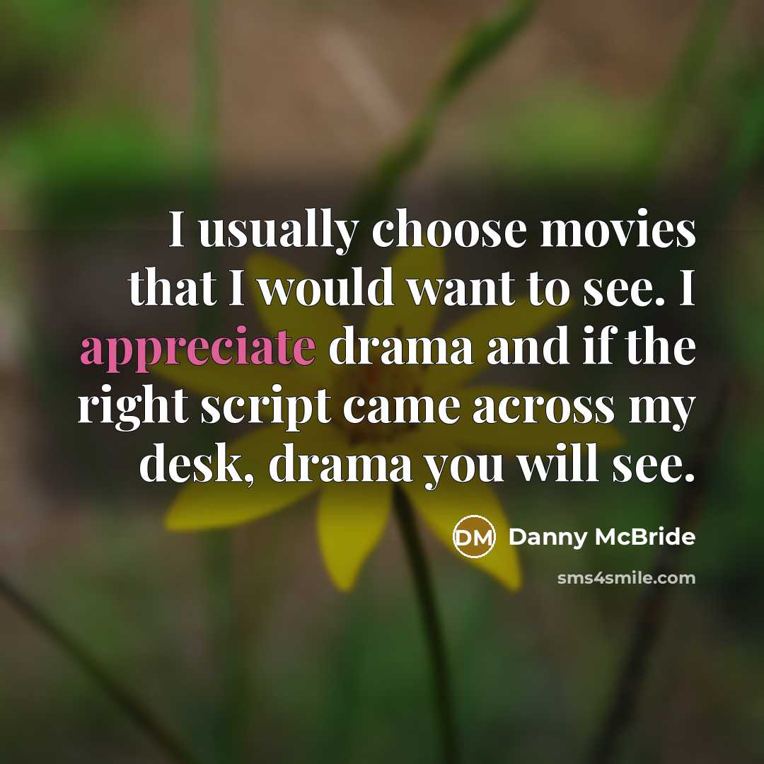 “I usually choose movies that I would want to see.…” quote by Danny McBride