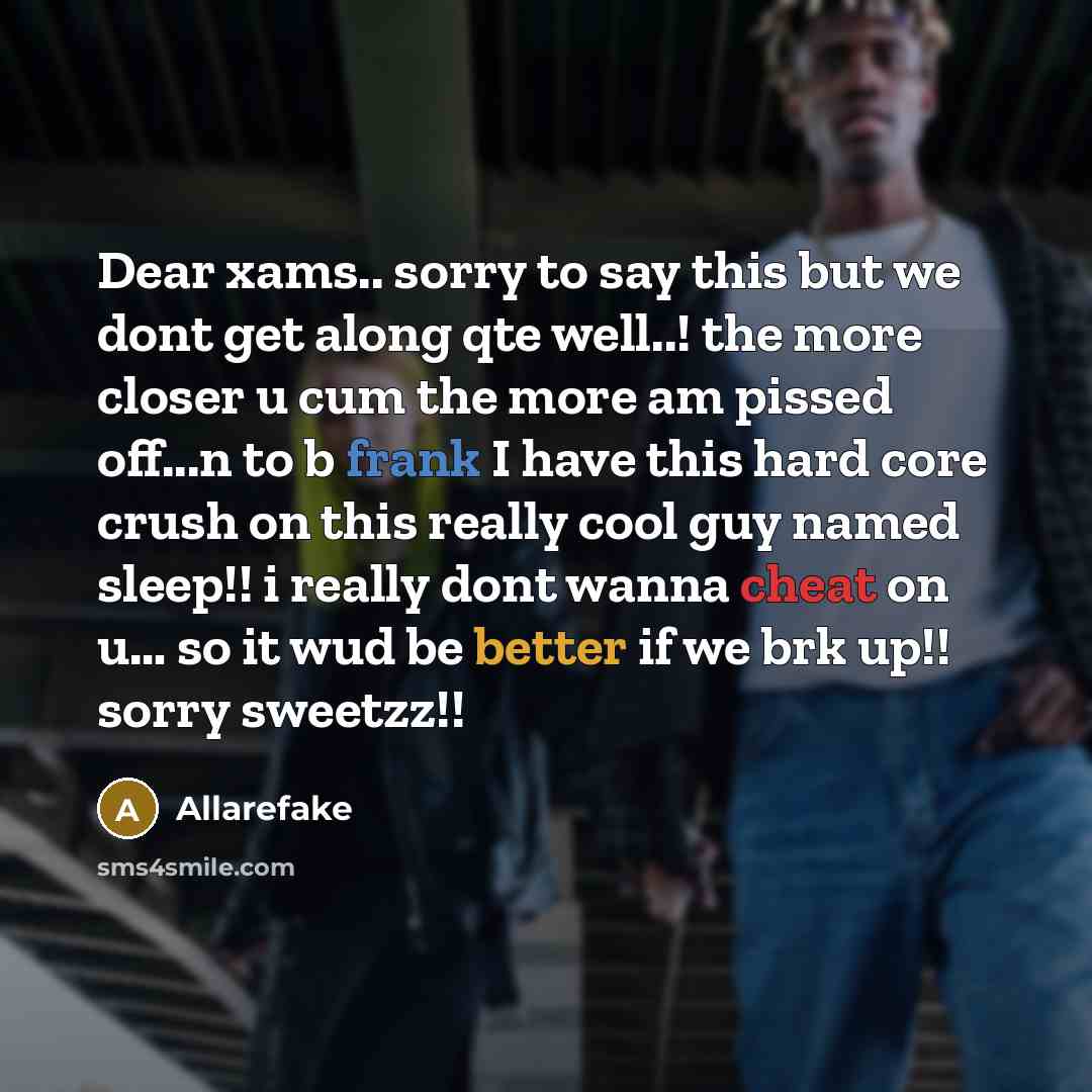 “Dear xams.. sorry to say this but we dont get…” quote by Allarefake