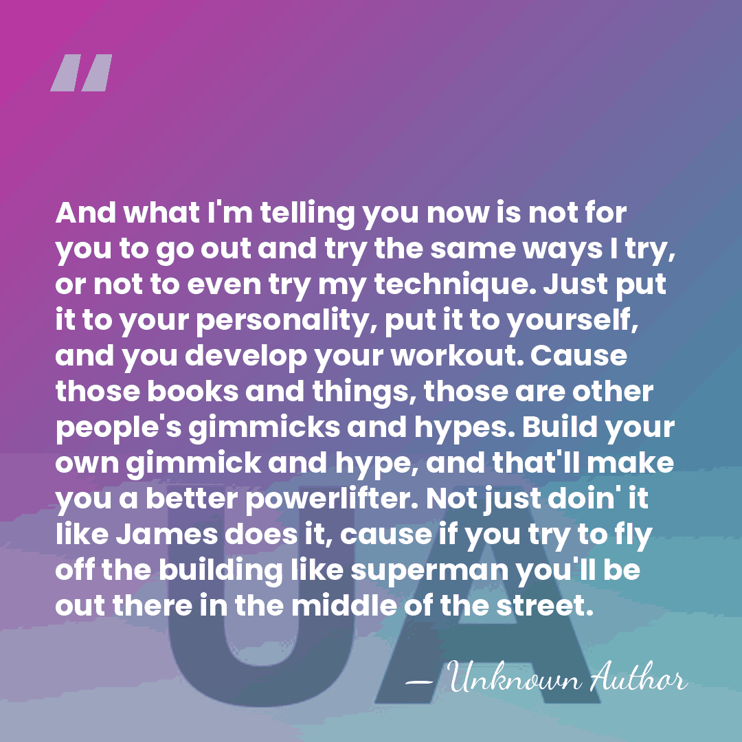 And what I'm telling you now is not for you to go&hellip; - Unknown Author