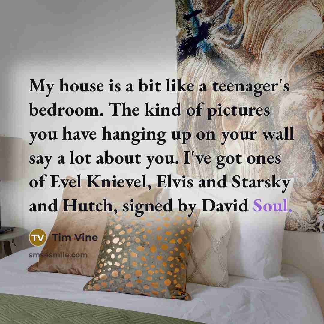 “My house is a bit like a teenager's bedroom. The…” quote by Tim Vine