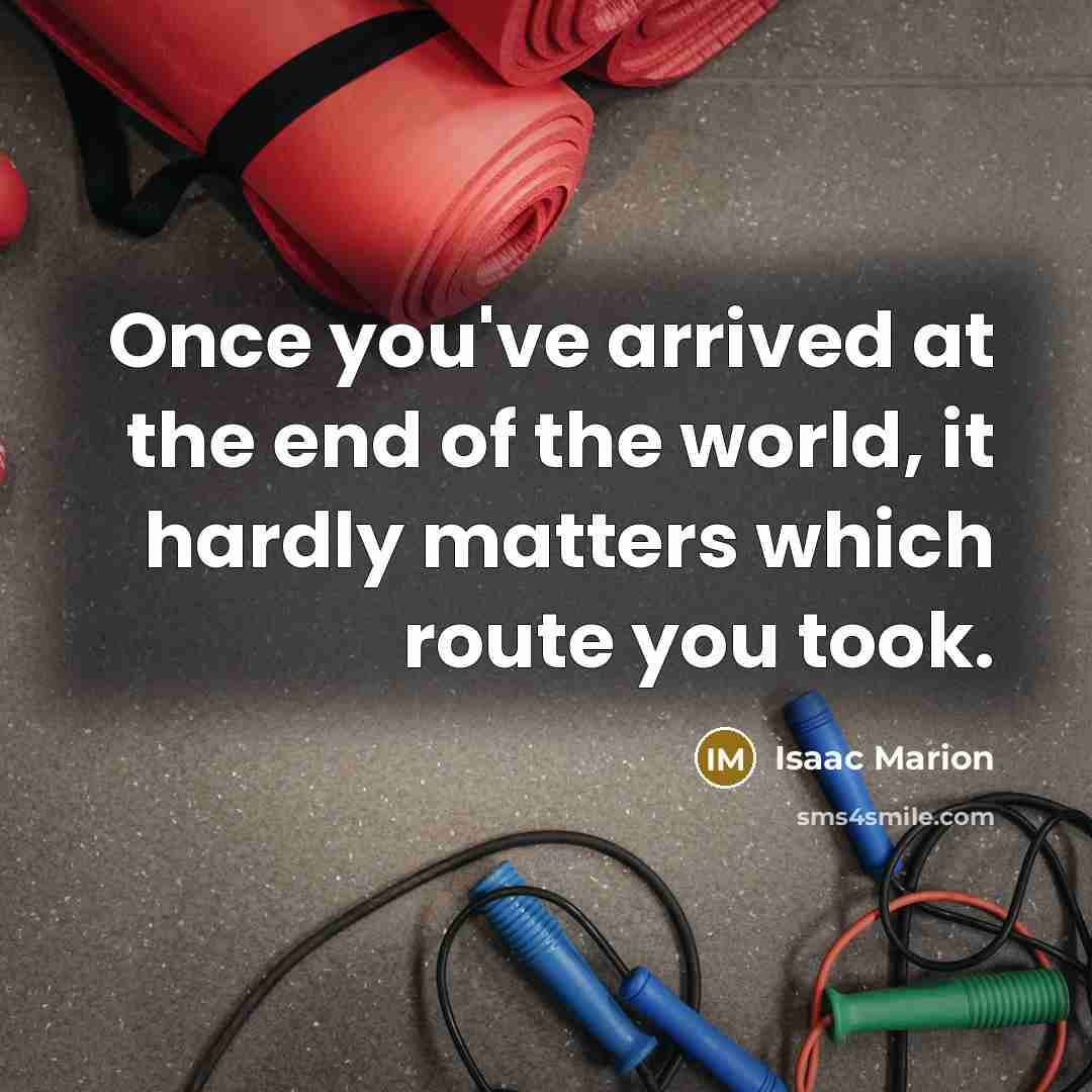 “Once you've arrived at the end of the world, it…” quote by Isaac Marion