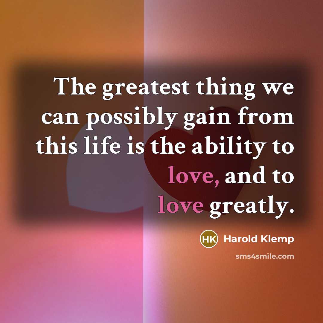 “The greatest thing we can possibly gain from this life…” quote by Harold Klemp