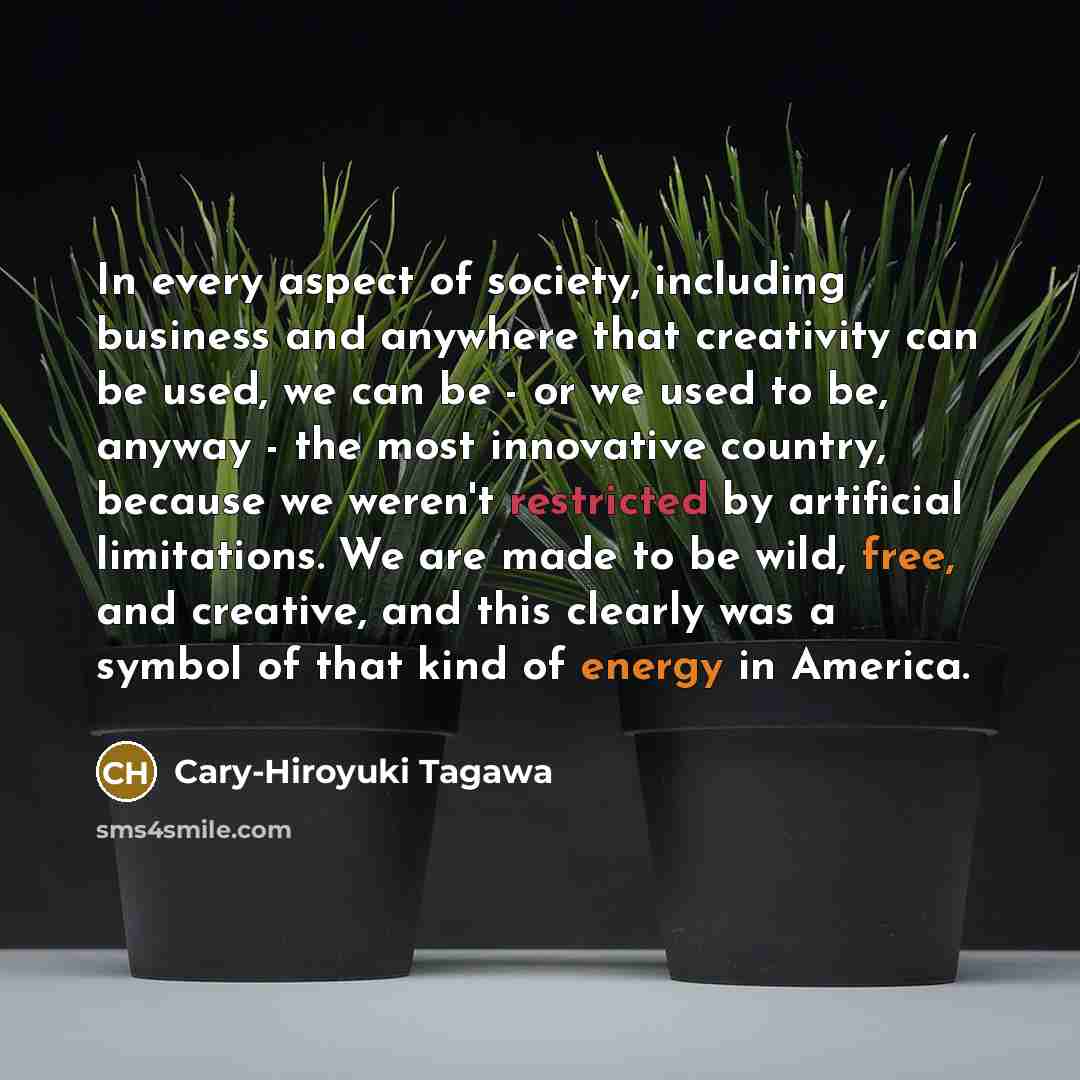 “In every aspect of society, including business and anywhere that…” quote by Cary-Hiroyuki Tagawa