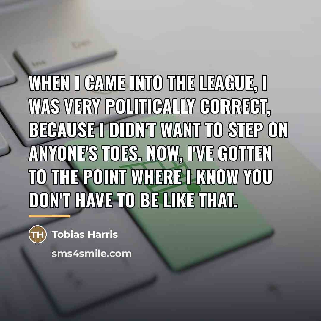 “When I came into the league, I was very politically…” quote by Tobias Harris